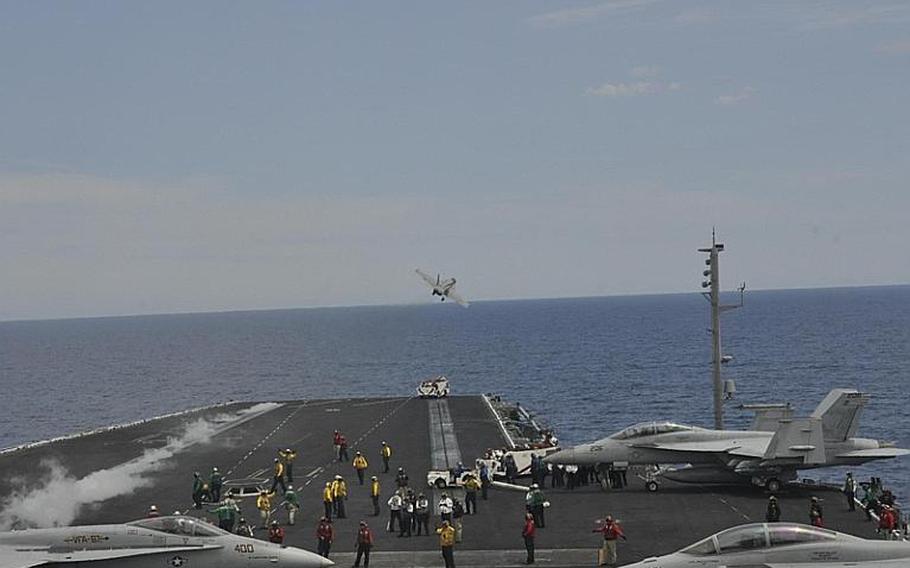 Navy S Newest Carrier Reaches Naples During First Deployment Stars And Stripes